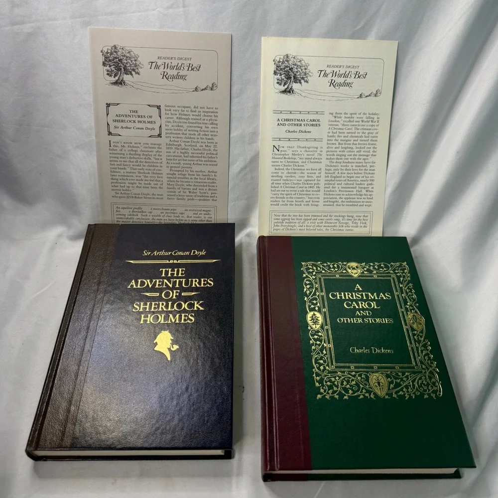 Readers Digest Worlds Best Reading Sherlock Holmes A Christmas Carol 2 Book Set